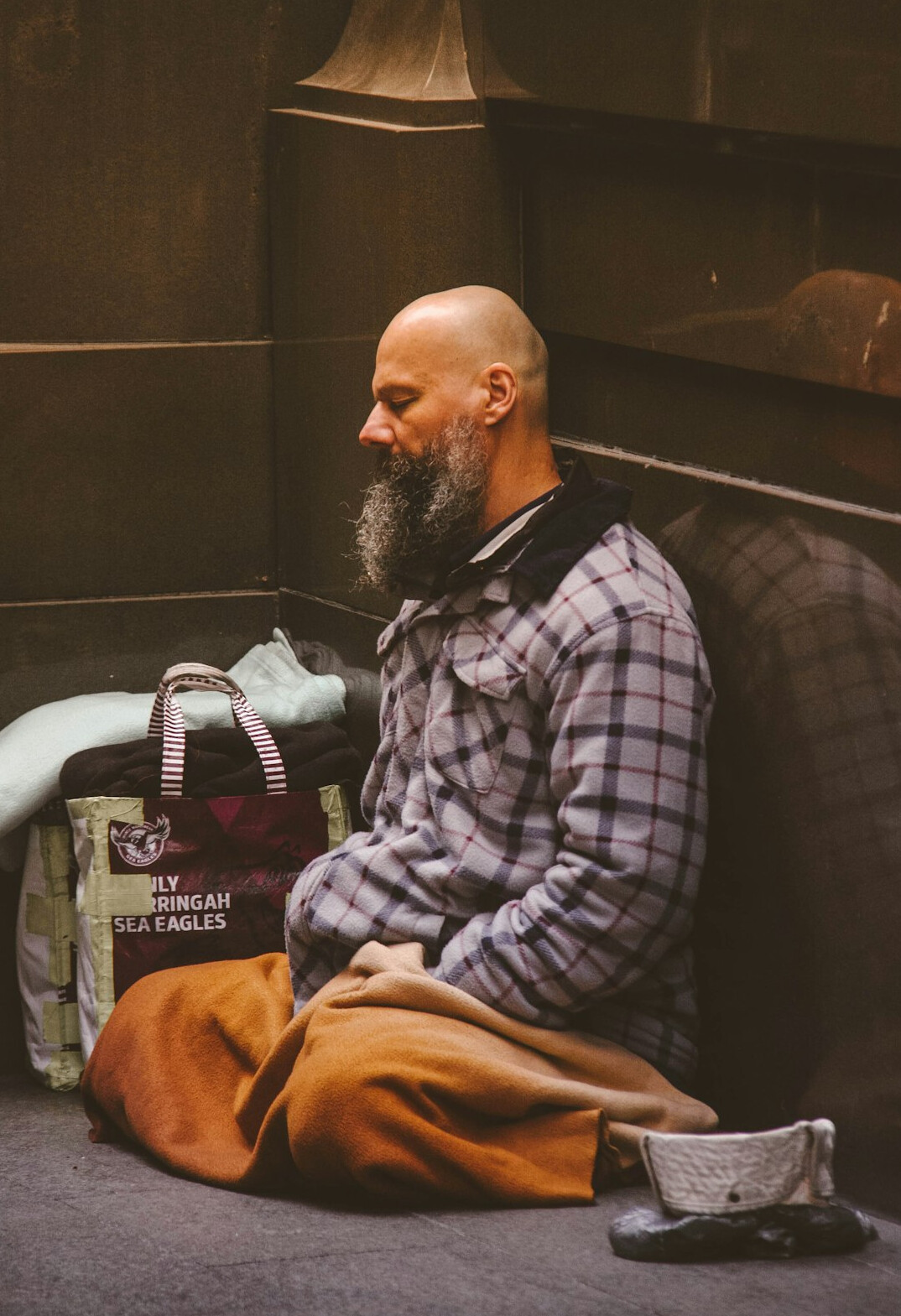 Portrait of a bearded Portuguese man in his thirties