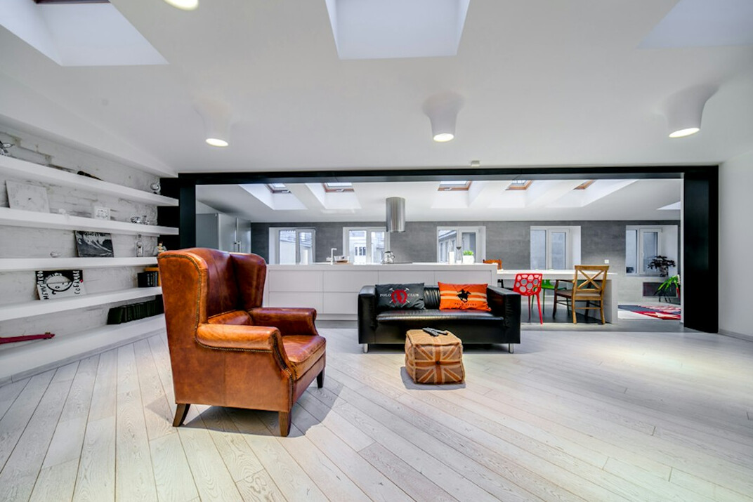 Bright modern open-plan office